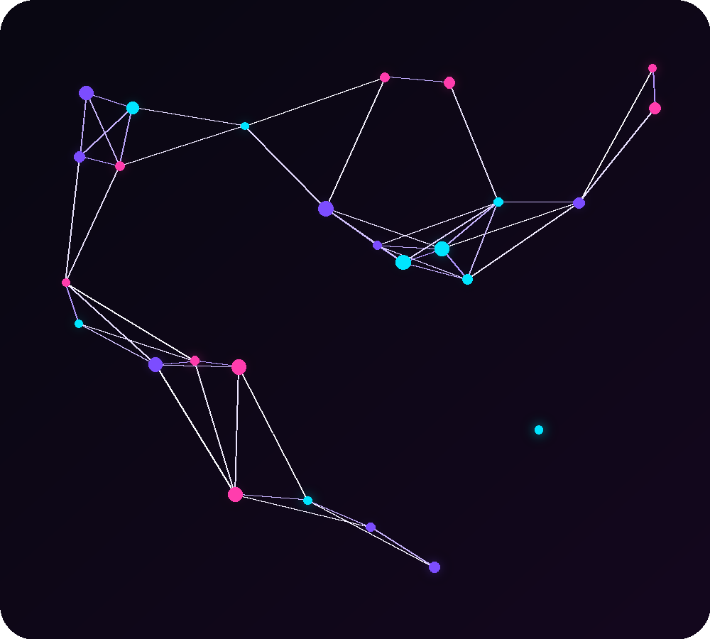 X TECH network illustration